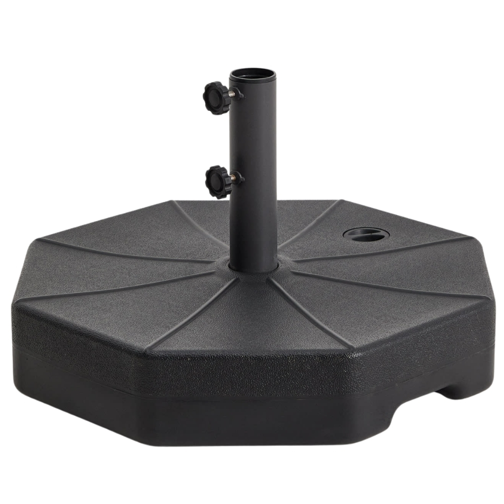 Kave Home Černý plastový podstavec ke slunečníku Aimar 60 x 60 cm Kave Home