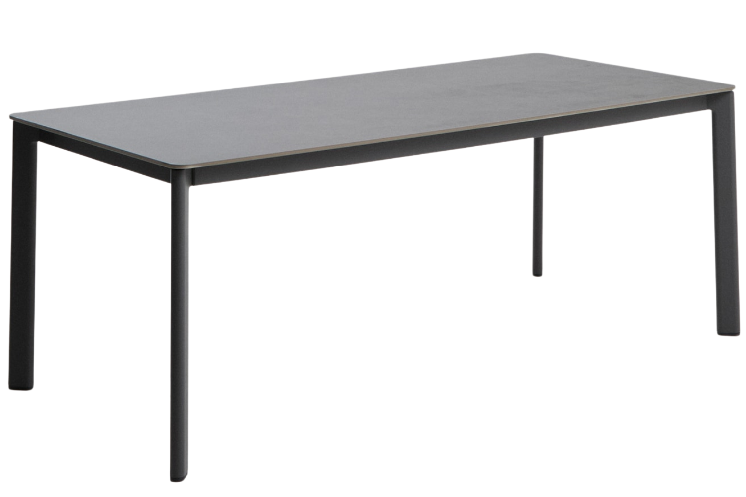 Kave Home Šedý zahradní stůl s keramickou deskou Anafi 180 x 90 cm Kave Home