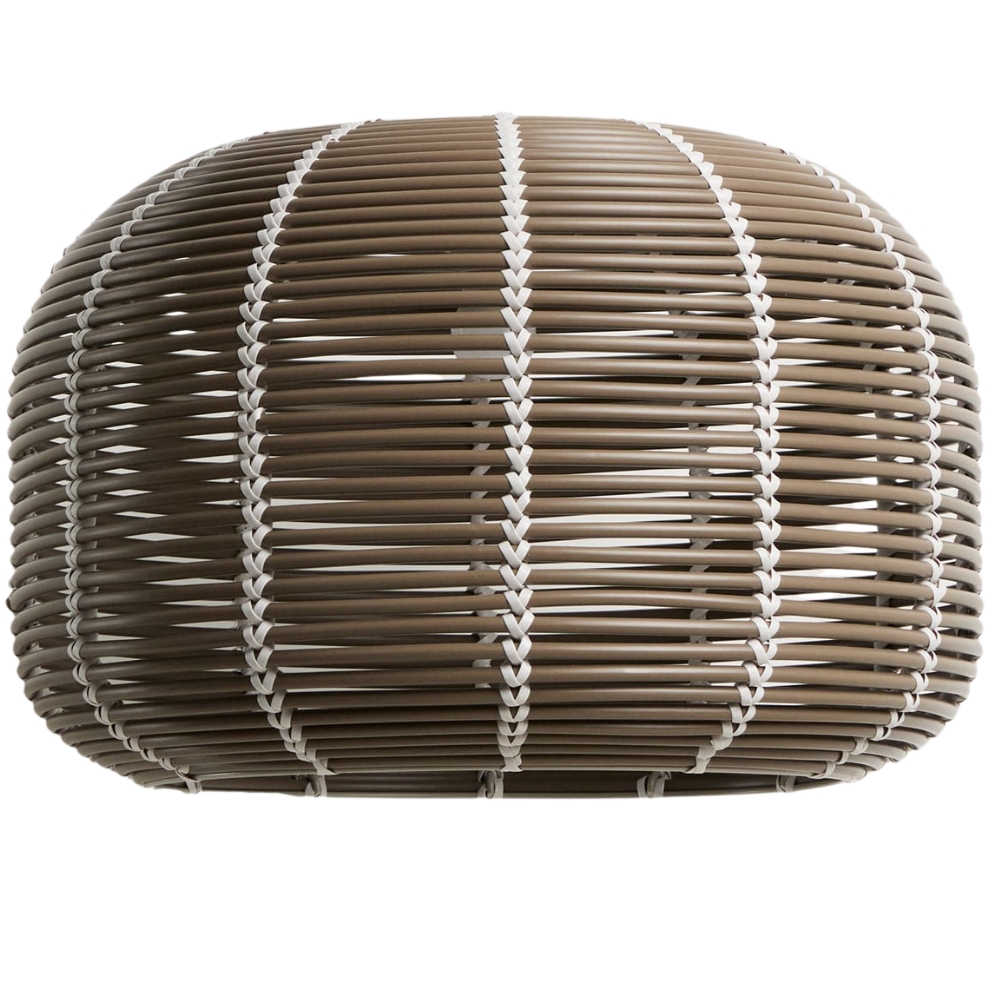 Kave Home Hnědé závěsné stínidlo Garoina Ø 50 cm Kave Home