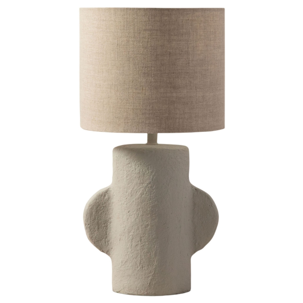 Micadoni Béžová stolní lampa Calantha 43 cm Micadoni