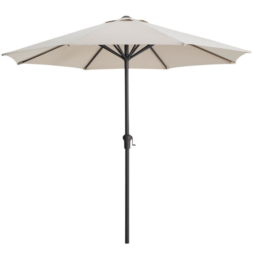 Kave Home Béžovo-šedý slunečník Milna ø 300 cm Kave Home