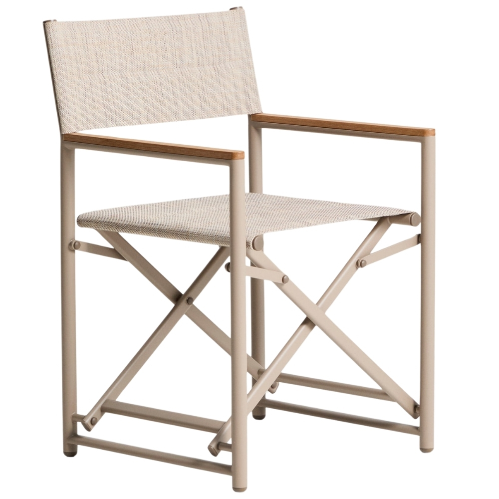 Kave Home Béžová skládací zahradní židle Tisno Kave Home