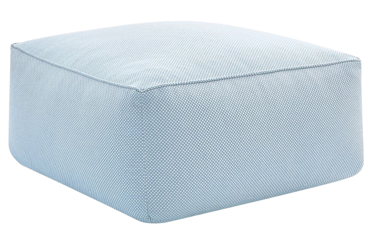 Bobochic Paris Světle modrá zahradní podnožka Riviera 80 x 80 cm Bobochic Paris