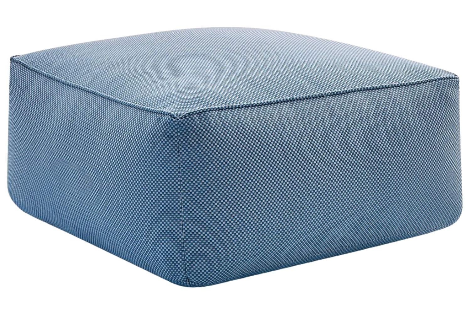 Bobochic Paris Tmavě modrá zahradní podnožka Riviera 80 x 80 cm Bobochic Paris