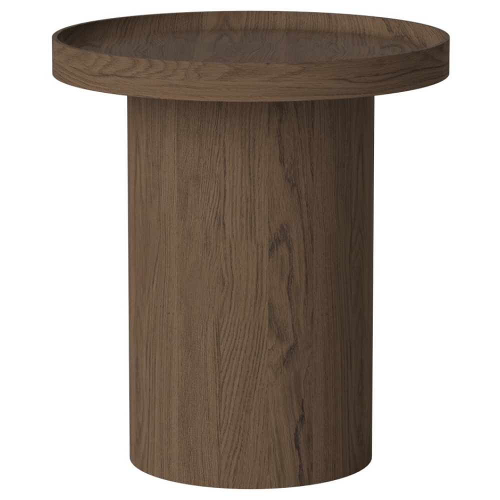 Bolia Tmavý dubový odkládací stolek Plateau 48 cm Bolia