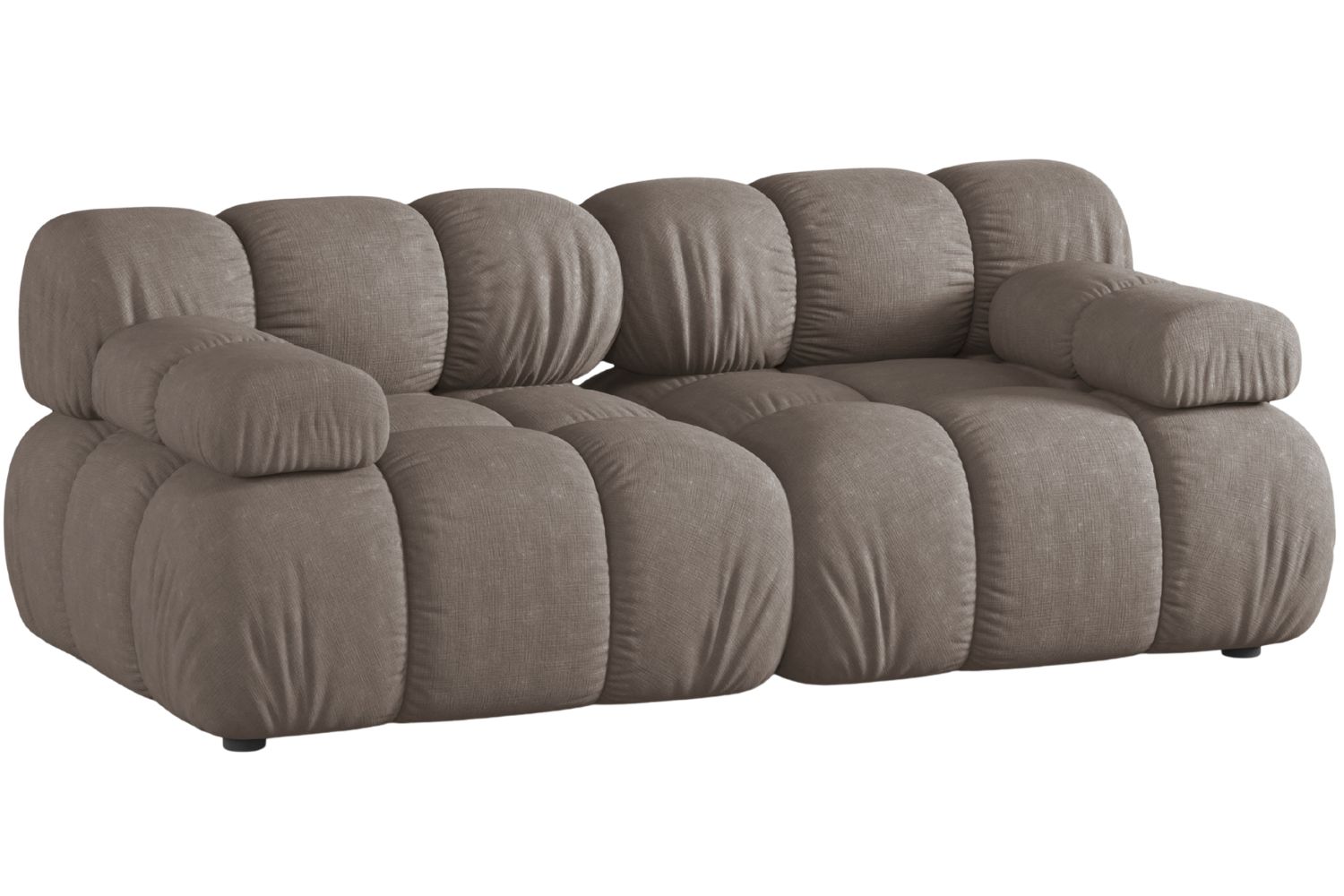 Micadoni Hnědá dvoumístná pohovka Bellis II. 188 cm Micadoni