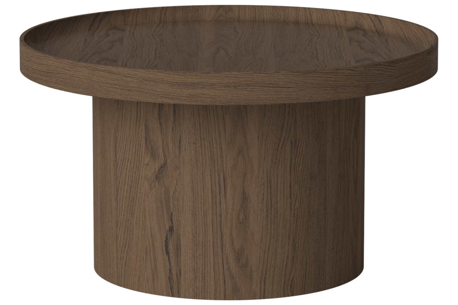 Bolia Tmavý dubový konferenční stolek Plateau 61 cm Bolia