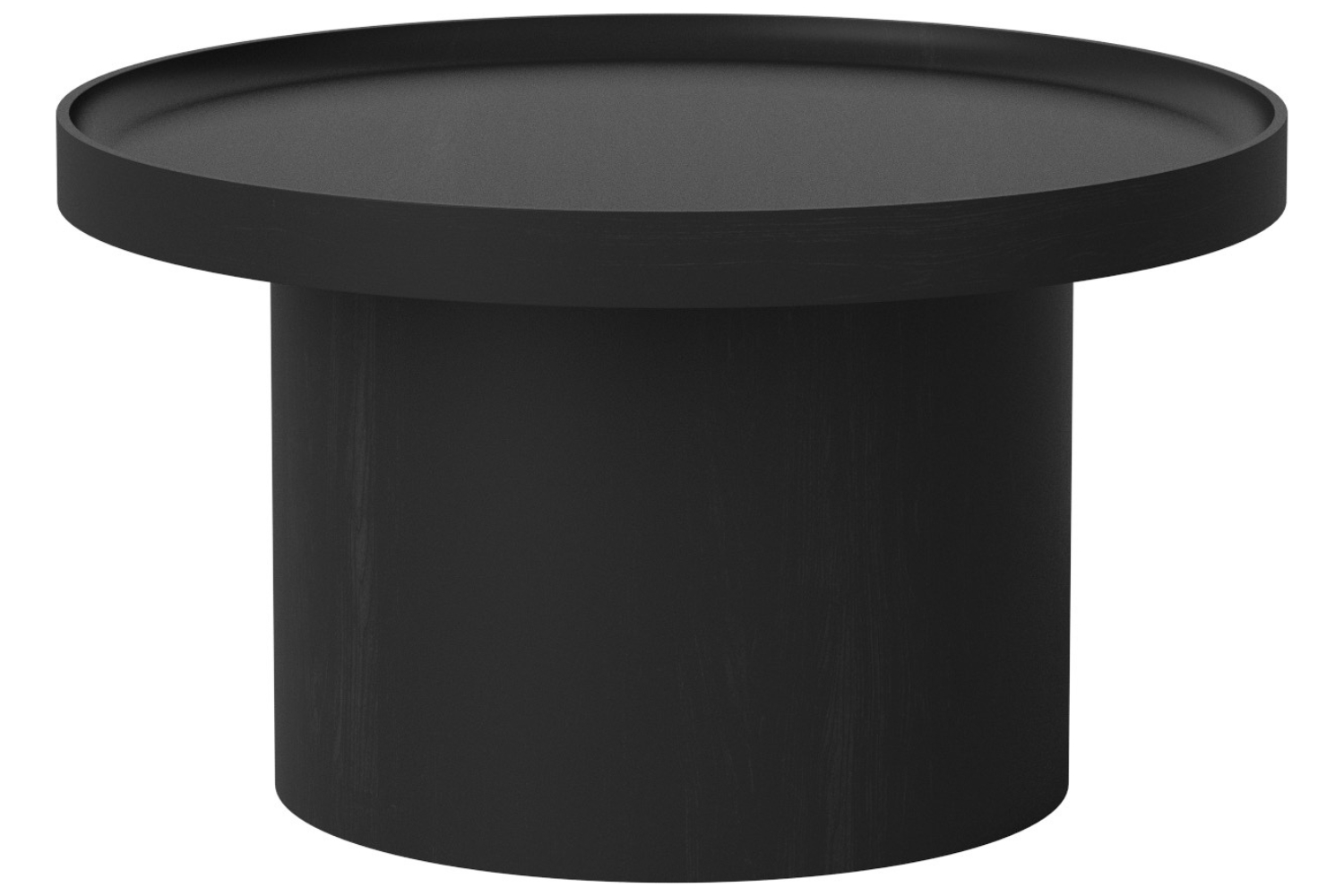 Bolia Černý dubový konferenční stolek Plateau 61 cm Bolia