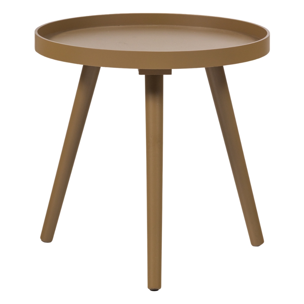 WOOOD Hnědý odkládací stolek Sasha Ø 41 cm WOOOD