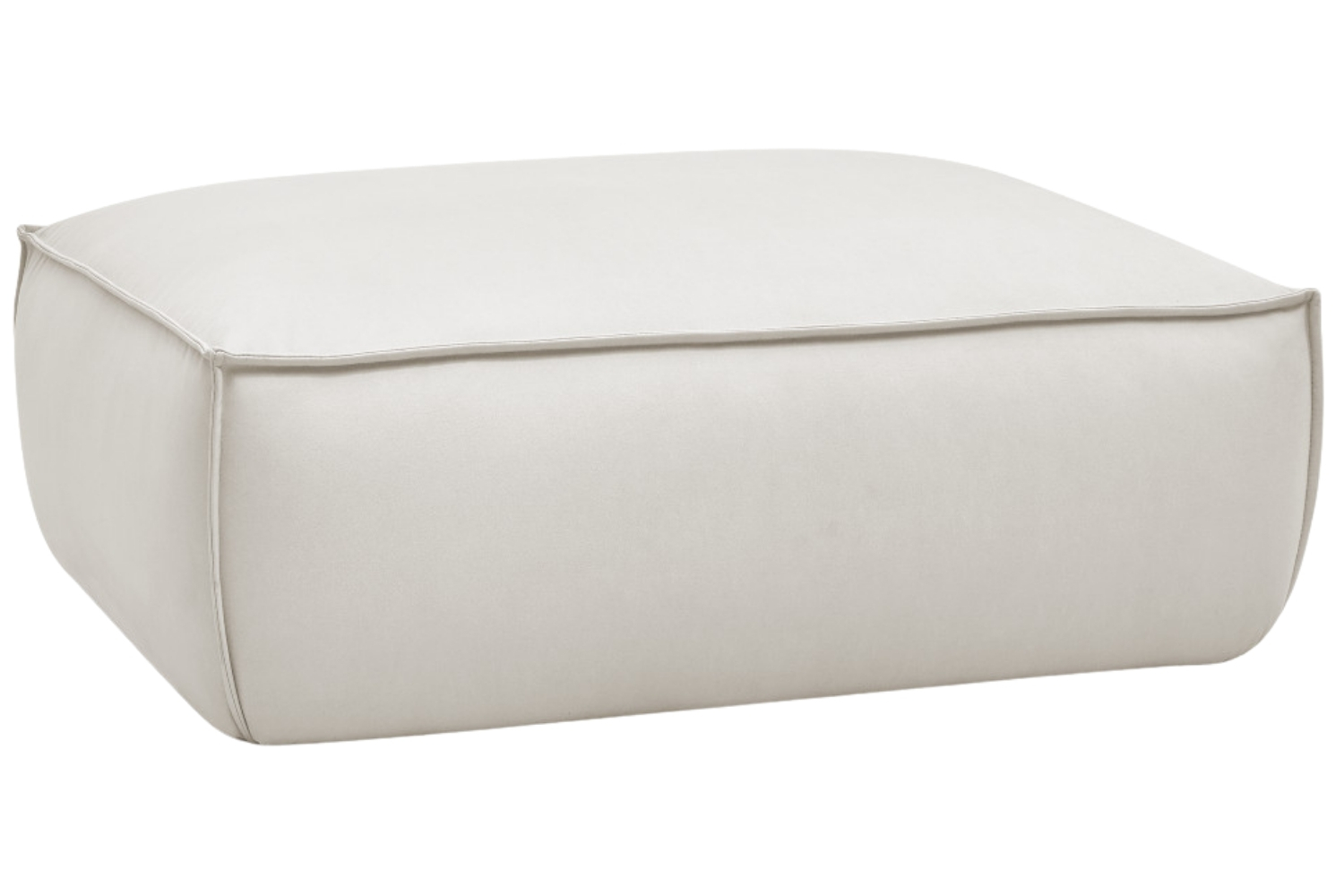 Bobochic Paris Béžová koženková podnožka Boheme 128 x 93 cm Bobochic Paris