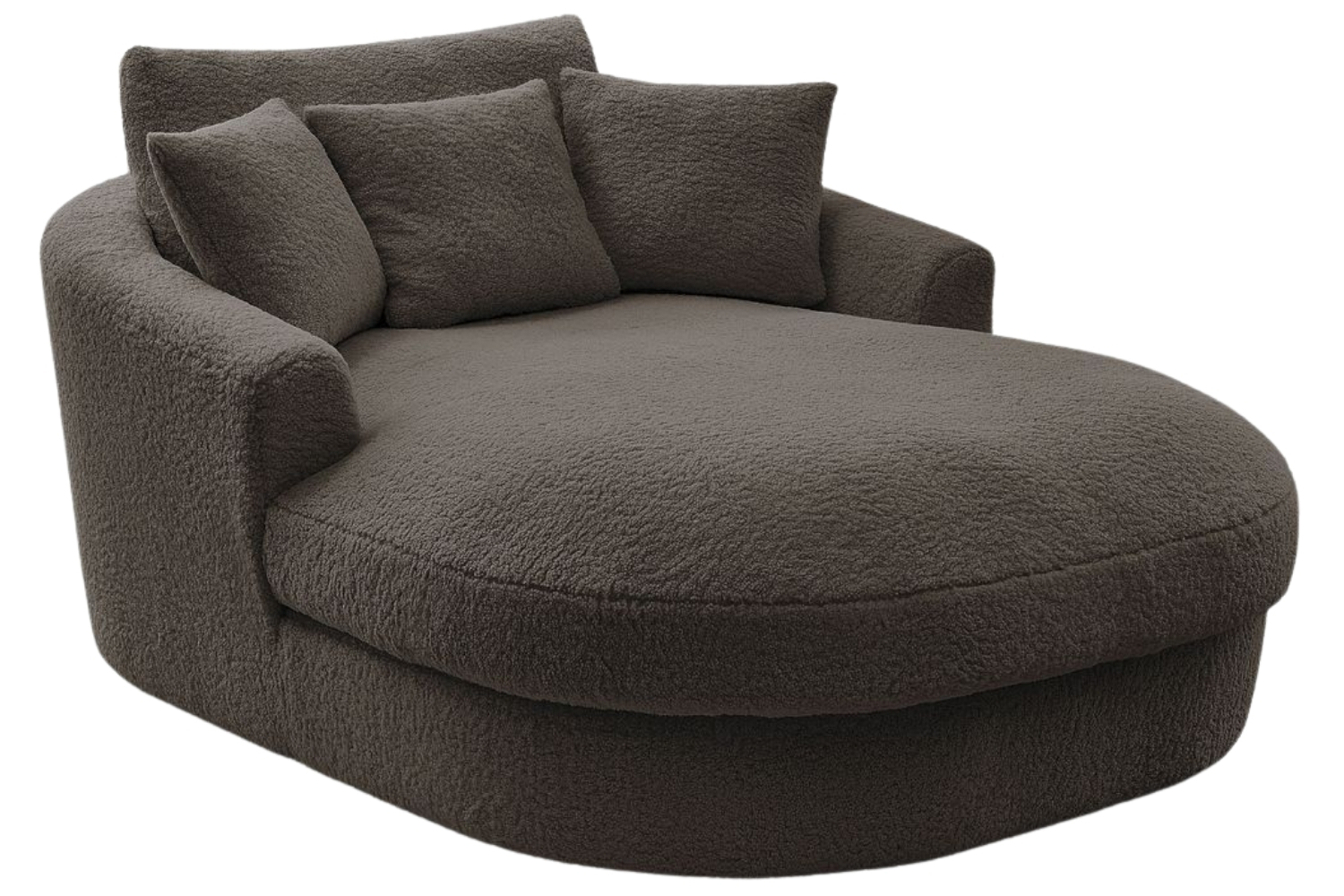 Bobochic Paris Hnědá bouclé lenoška Belem 198 cm Bobochic Paris