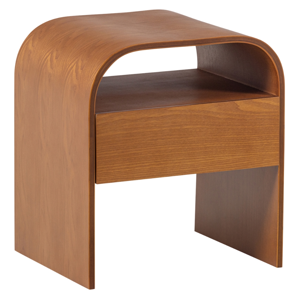 WOOOD Hnědý noční stolek Momo 40 x 34 cm WOOOD