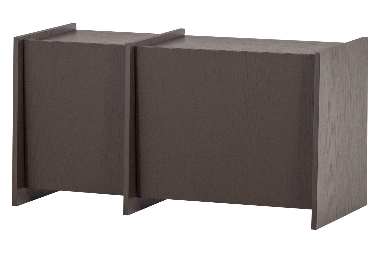 WOOOD Hnědý dřevěný TV stolek Brock 102 x 44 cm WOOOD