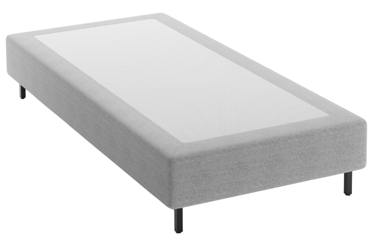 Micadoni Světle šedá jednolůžková postel Whale 90 x 200 cm Micadoni