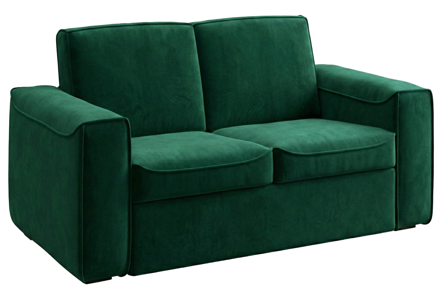 Mesonica Zelená sametová rozkládací pohovka Muno 152 cm Mesonica