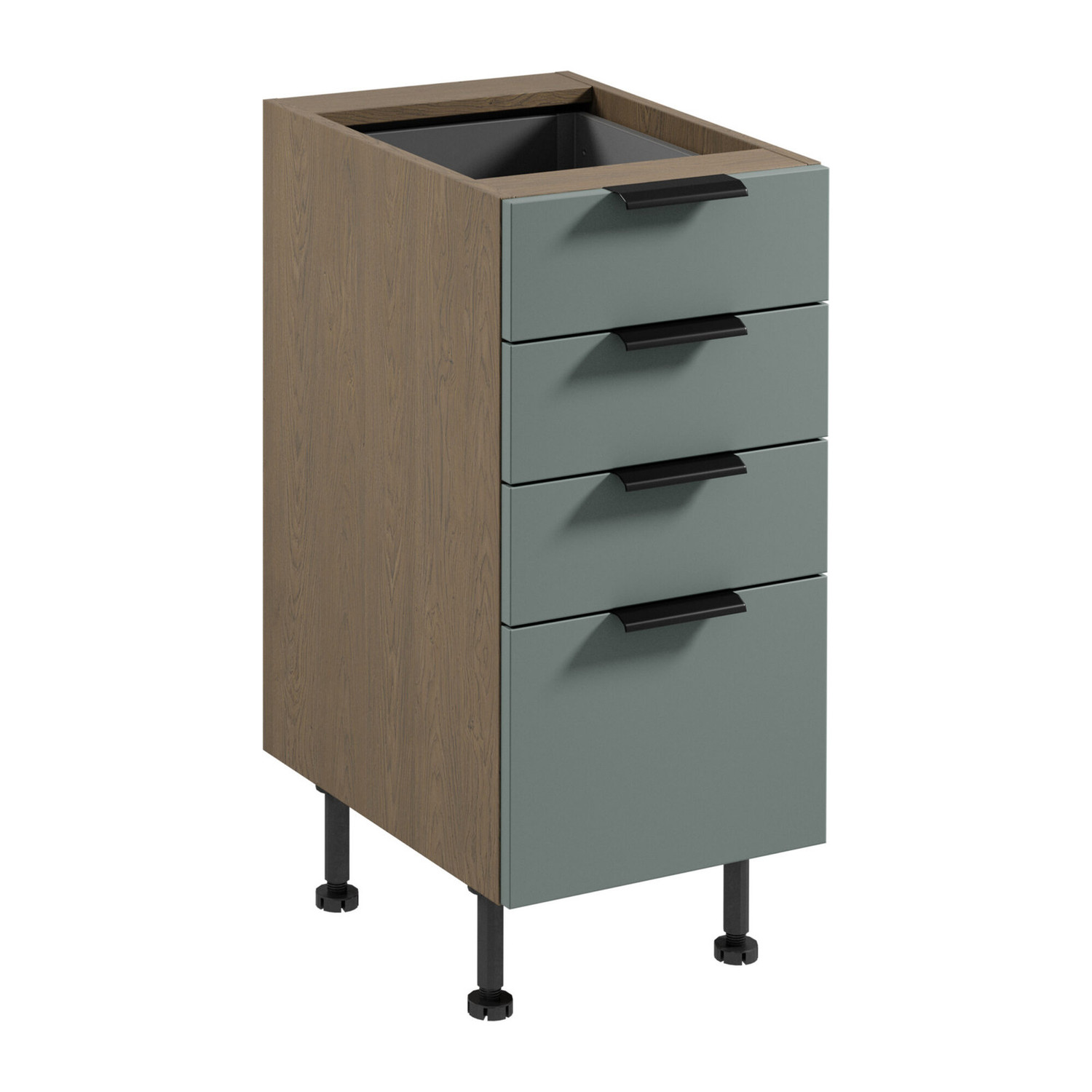 Kuchyňská skříňka SORENTO D40S4 AX -  Baltic Storm Zelená