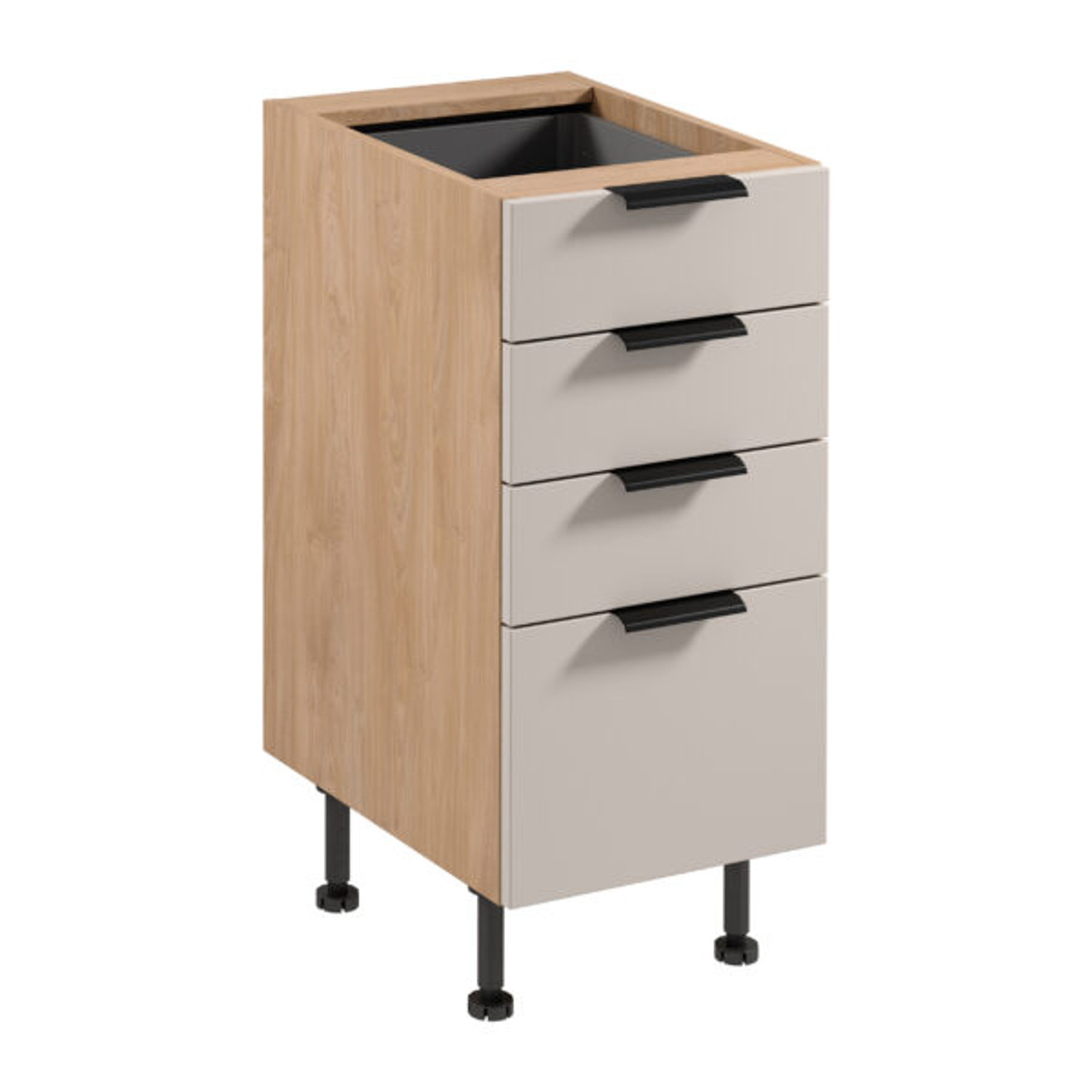 Kuchyňská skříňka SORENTO D40S4 AX - Puccini Béžová