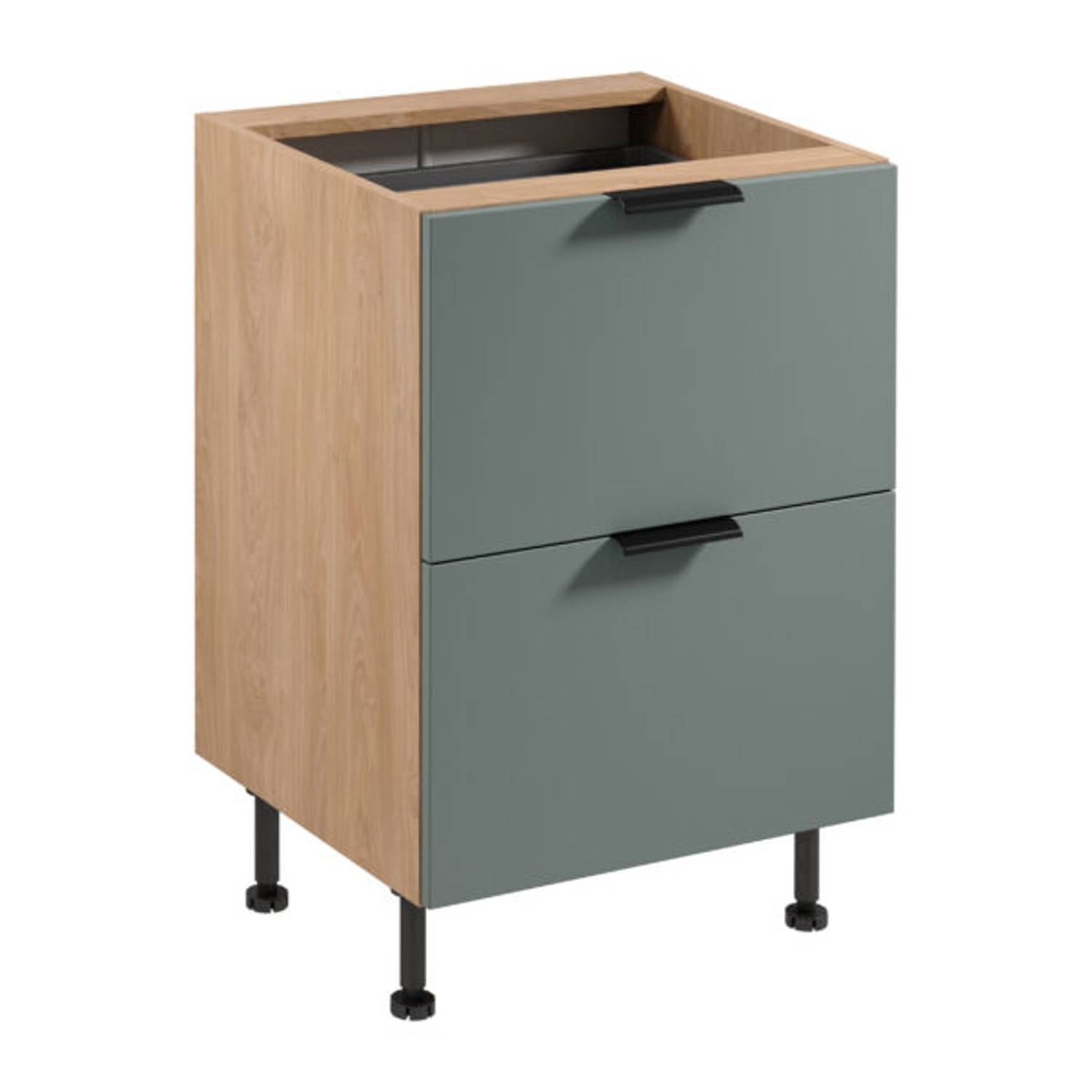 Kuchyňská skříňka SORENTO D60S2+1 AX - Puccini Zelená