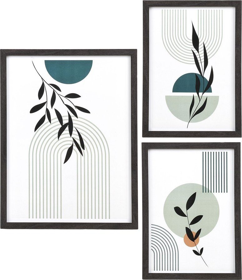 Černé rámečky v sadě 3 ks na zeď 30x40 cm Aspen – House Nordic House Nordic