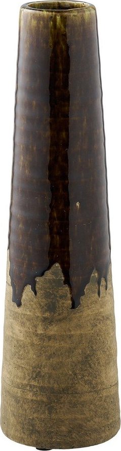 Hnědá keramická vysoká váza (výška 39 cm) – House Nordic House Nordic