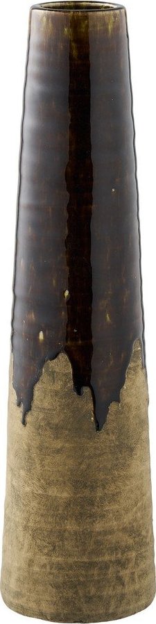 Hnědá keramická vysoká váza (výška 48 cm) – House Nordic House Nordic