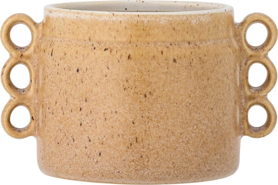 Kameninový ručně malovaný obal na květináč ø 15 cm Souri – Bloomingville Bloomingville