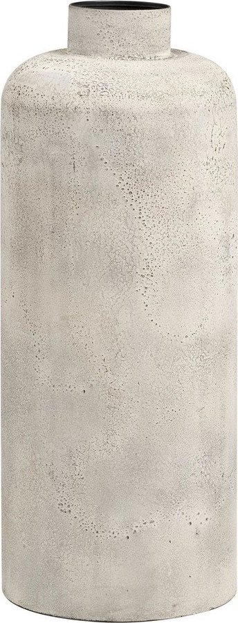 Krémová kovová vysoká váza (výška 60