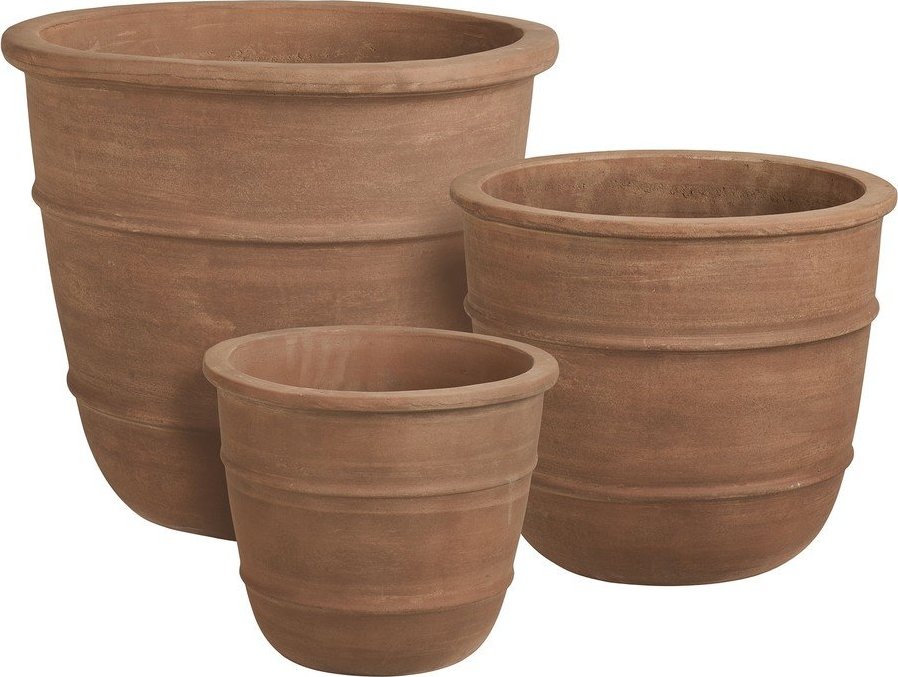 Květináče v sadě 3 ks z terakoty ø 48 cm Kragholm – House Nordic House Nordic