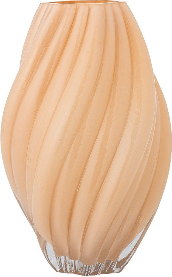 Oranžová skleněná váza (výška 30 cm) Kanji – Bloomingville Bloomingville