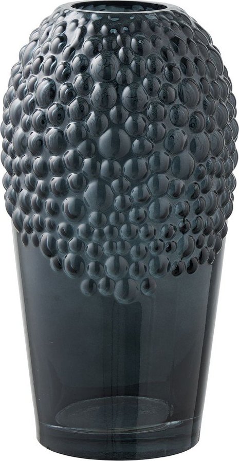 Tmavě šedá skleněná váza (výška 25 cm) – House Nordic House Nordic