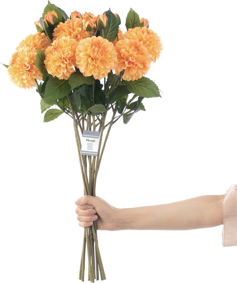 Umělé květiny v sadě 10 ks (výška) Dahlia – Restilo