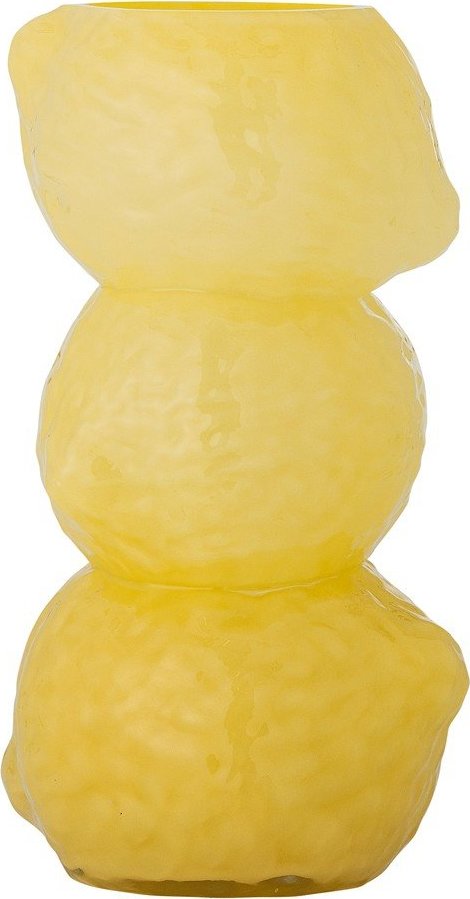 Žlutá skleněná váza (výška 27 cm) Limone – Bloomingville Bloomingville