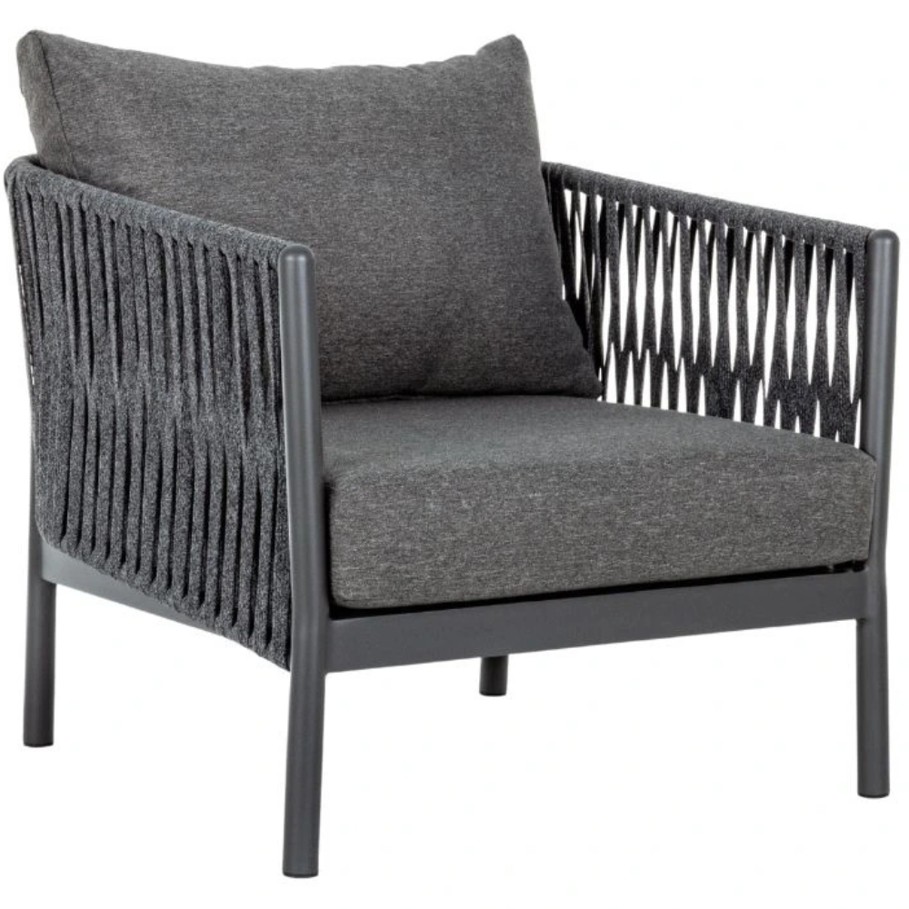 Bizzotto Tmavě šedé zahradní křeslo Florencia Bizzotto