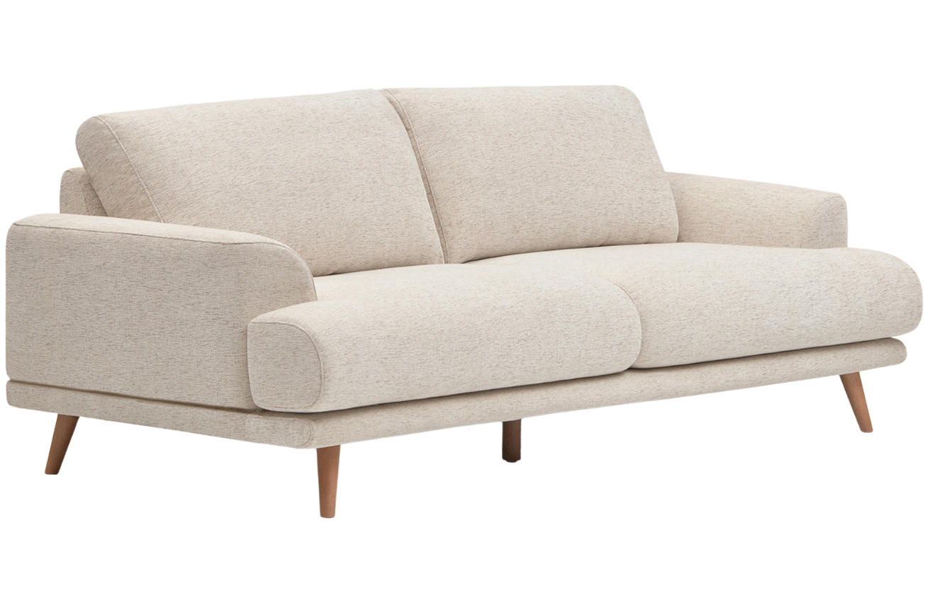 Kave Home Béžová trojmístná pohovka Karin 228 cm Kave Home