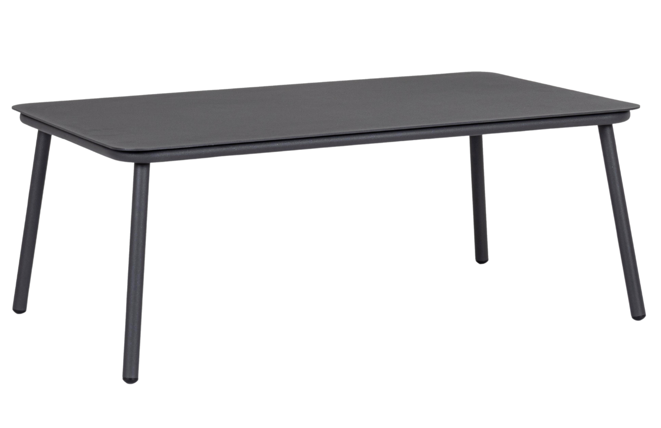 Bizzotto Černý kovový zahradní stolek Spike 104 x 61 cm Bizzotto