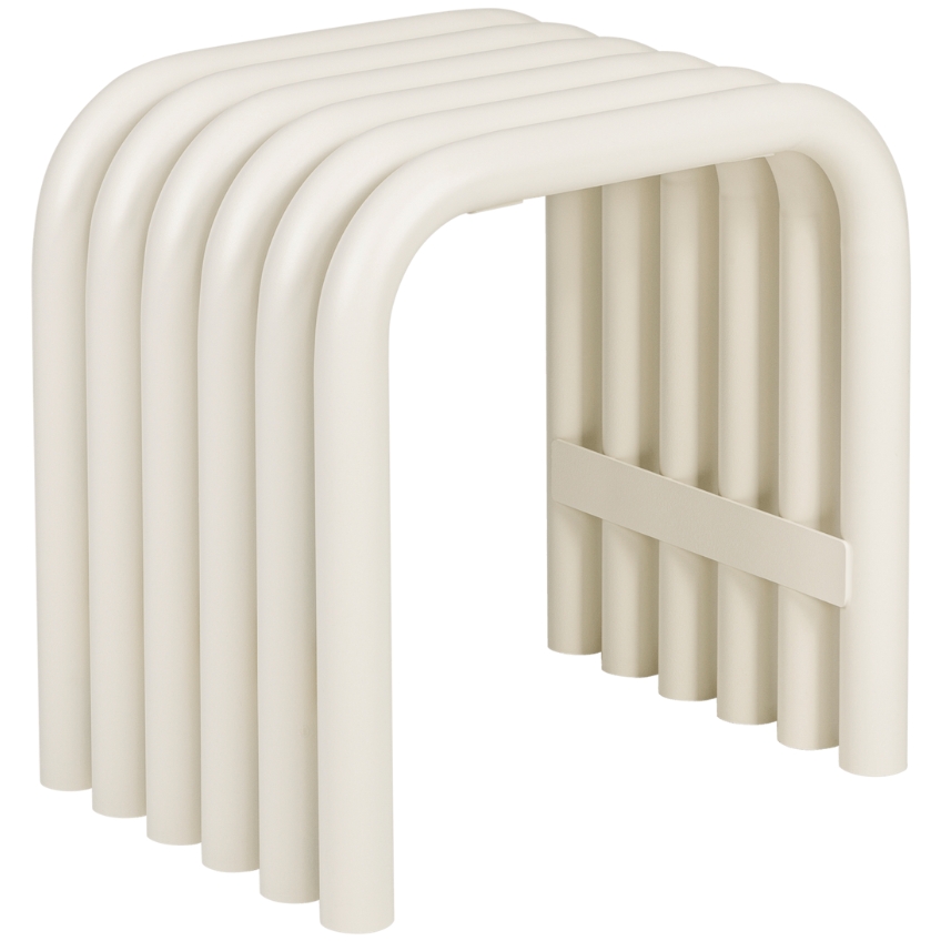 noo.ma Béžová kovová zahradní stolička Nokk 43 cm noo.ma