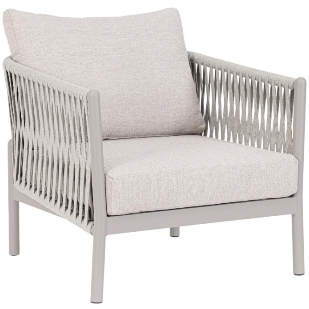 Bizzotto Světle šedé zahradní křeslo Florencia Bizzotto