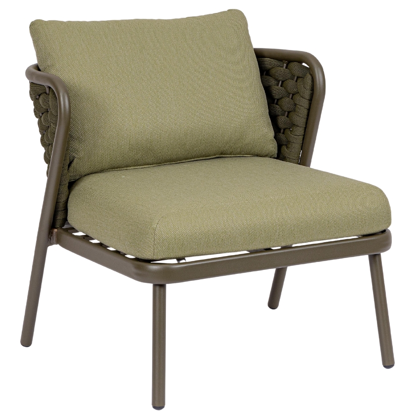 Bizzotto Zelené zahradní křeslo Harlow Bizzotto