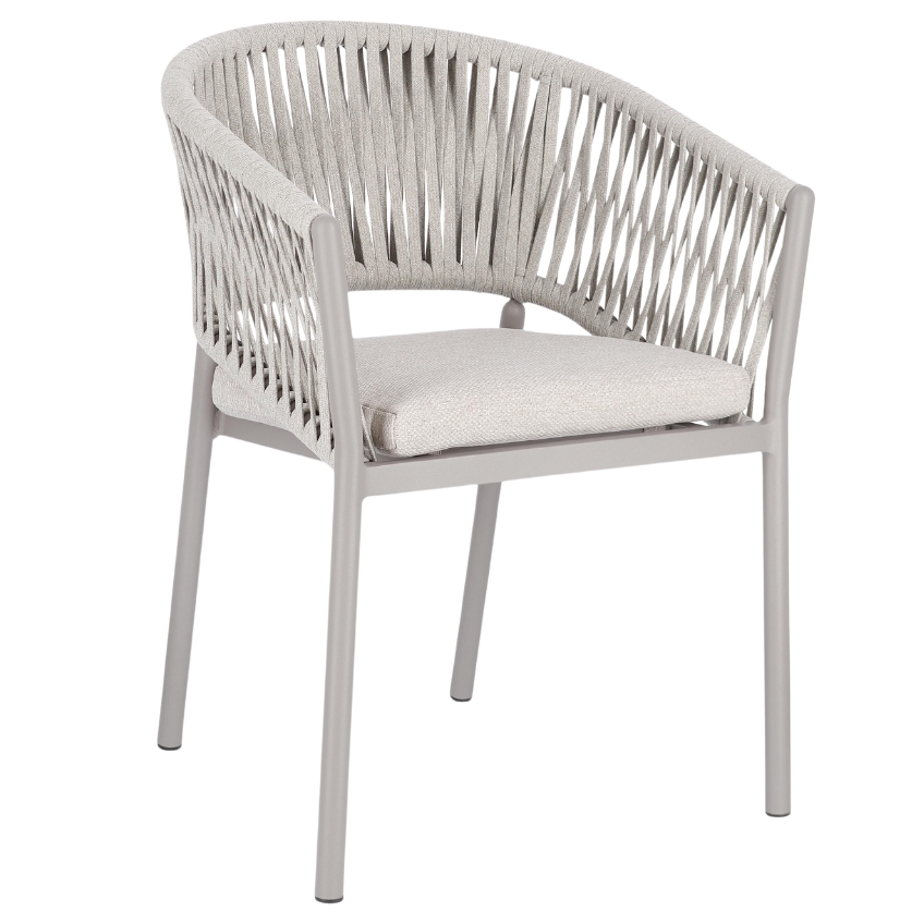 Bizzotto Světle šedá zahradní židle Florencia Bizzotto