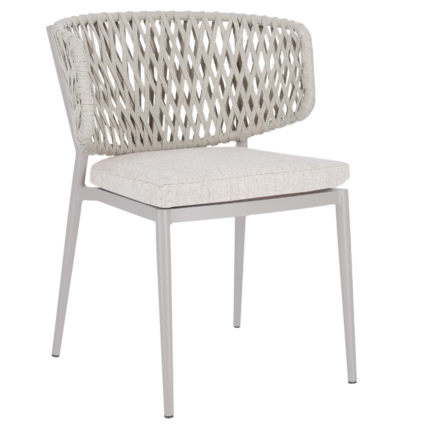 Bizzotto Světle šedá zahradní jídelní židle Noelia Bizzotto