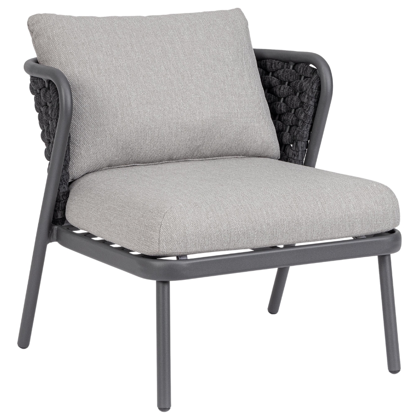 Bizzotto Šedé zahradní křeslo Harlow Bizzotto