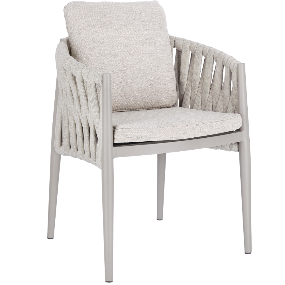 Světle šedá zahradní židle Bizzotto Jacinta Bizzotto