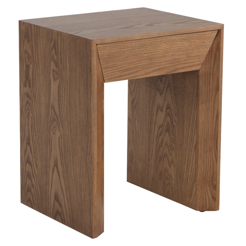 Jotex Ořechový noční stolek SUNNEMO 35 x 35 cm Jotex