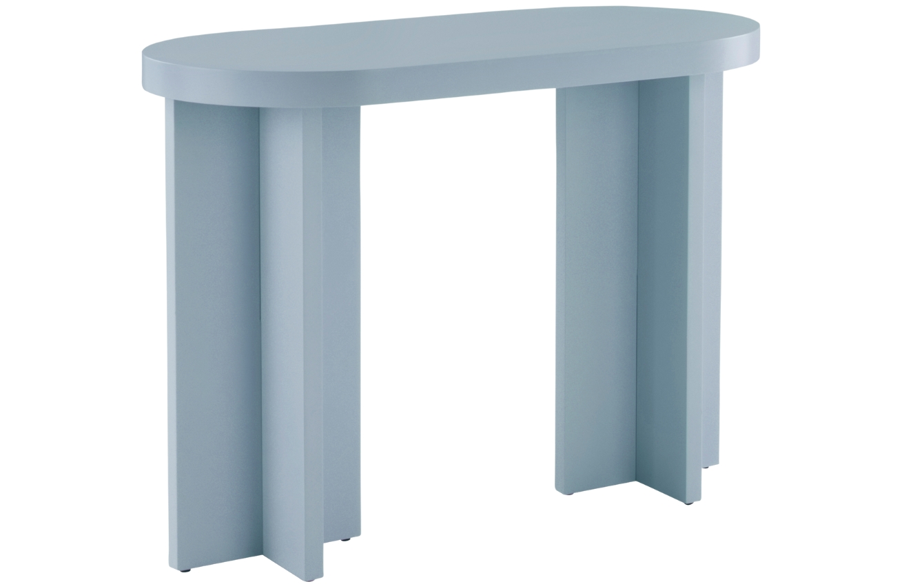 Jotex Světle modrý lakovaný psací stůl CRUZ MINI 100 x 50 cm Jotex