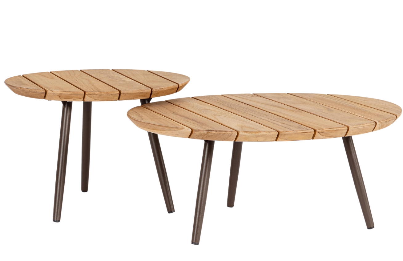 Bizzotto Set dvou zahradních stolků Talaia 50/70 cm Bizzotto