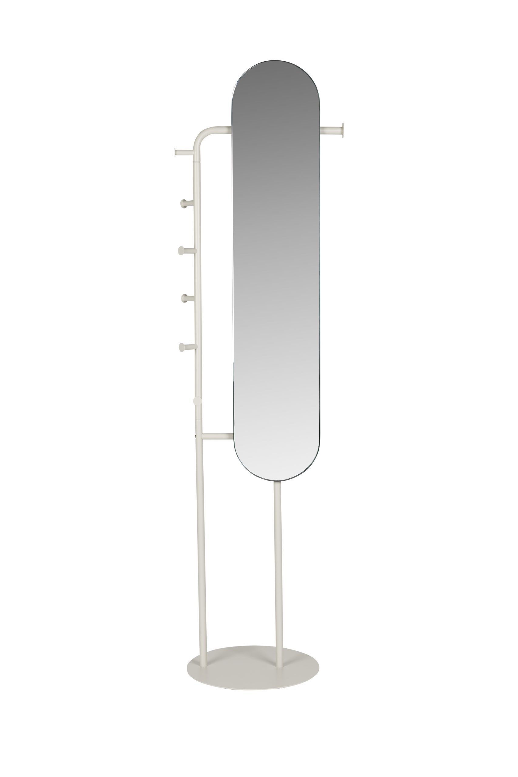Zuiver Béžové kovové stojací zrcadlo VERO 179 cm Zuiver