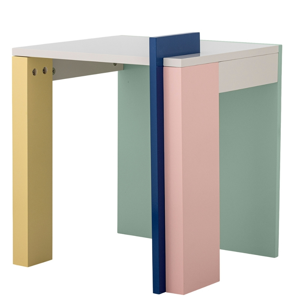 Bloomingville Barevný odkládací stolek Banjo 40 x 40 cm Bloomingville