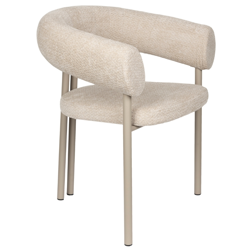 Zuiver Béžová jídelní židle HEELS Zuiver