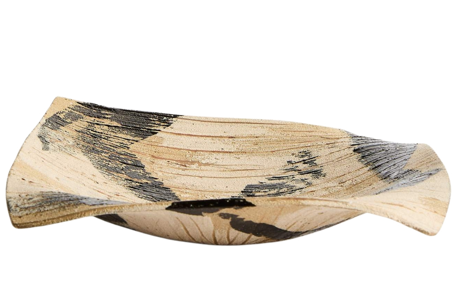 Kave Home Hnědá keramická dekorativní mísa Dirva 37 x 37 cm Kave Home