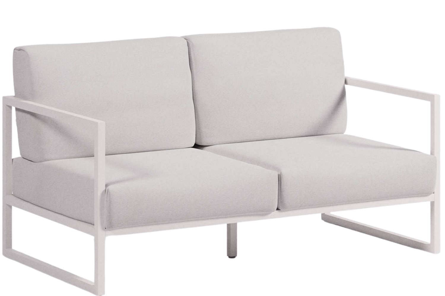 Kave Home Bílá zahradní pohovka Comova 152 cm Kave Home